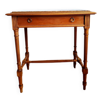 Table de milieu bureau marbre style Louis XVI