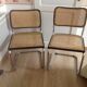 Chaises Cesca de Marcel Breuer