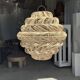 Suspension or rattan lampshade in an elongated spherical shape, layered H80 D
