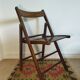 Chaise pliante vintage