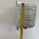 Vintage glass chandelier and its pair of wall lights