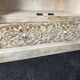 Antique white wooden cabinet