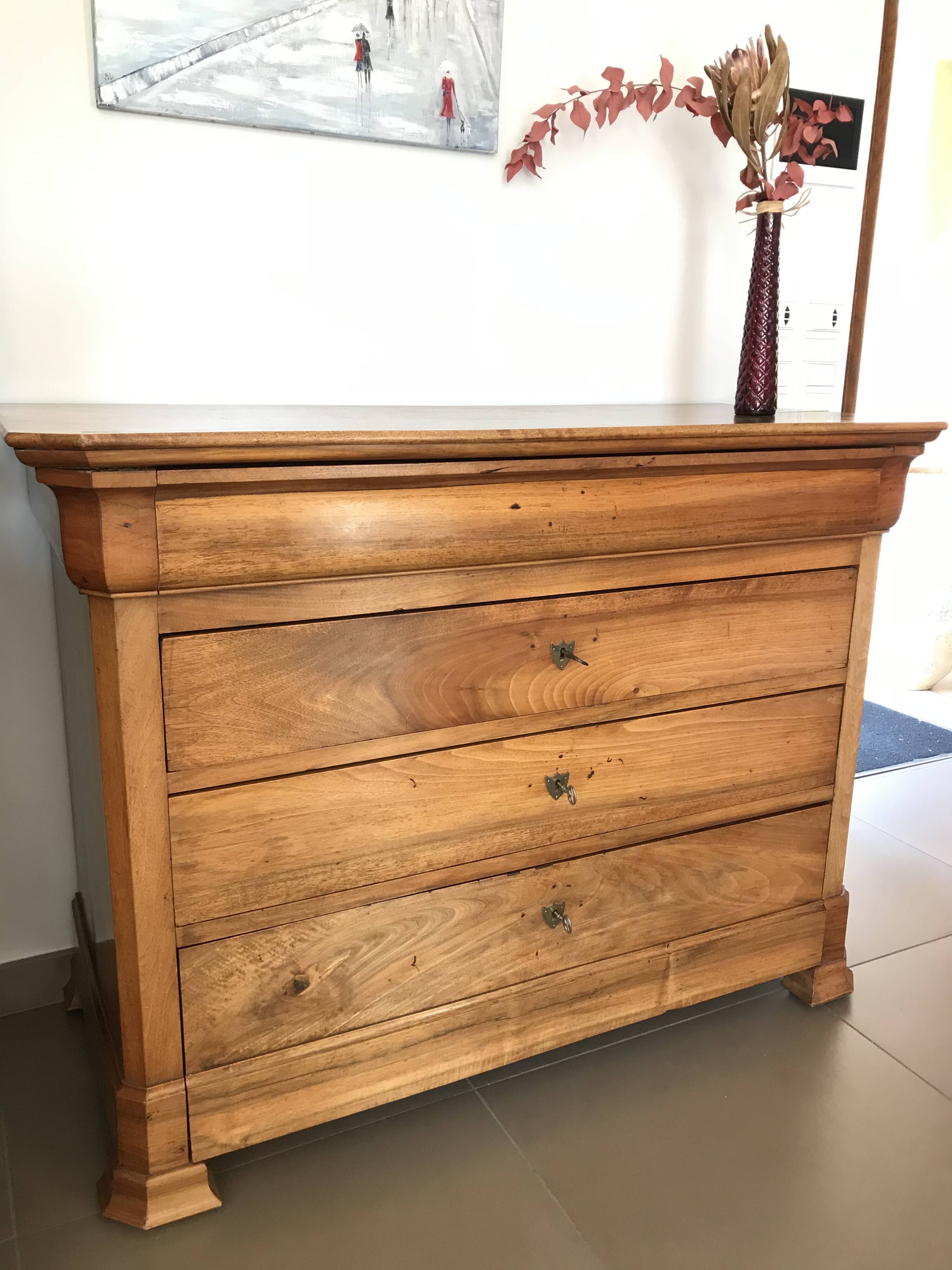 Commode louis philippe en noyer