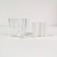 Mid Century pair of vases - glass vessels, Littala, designed by Alvar Aalto, Finland, 1980s.
