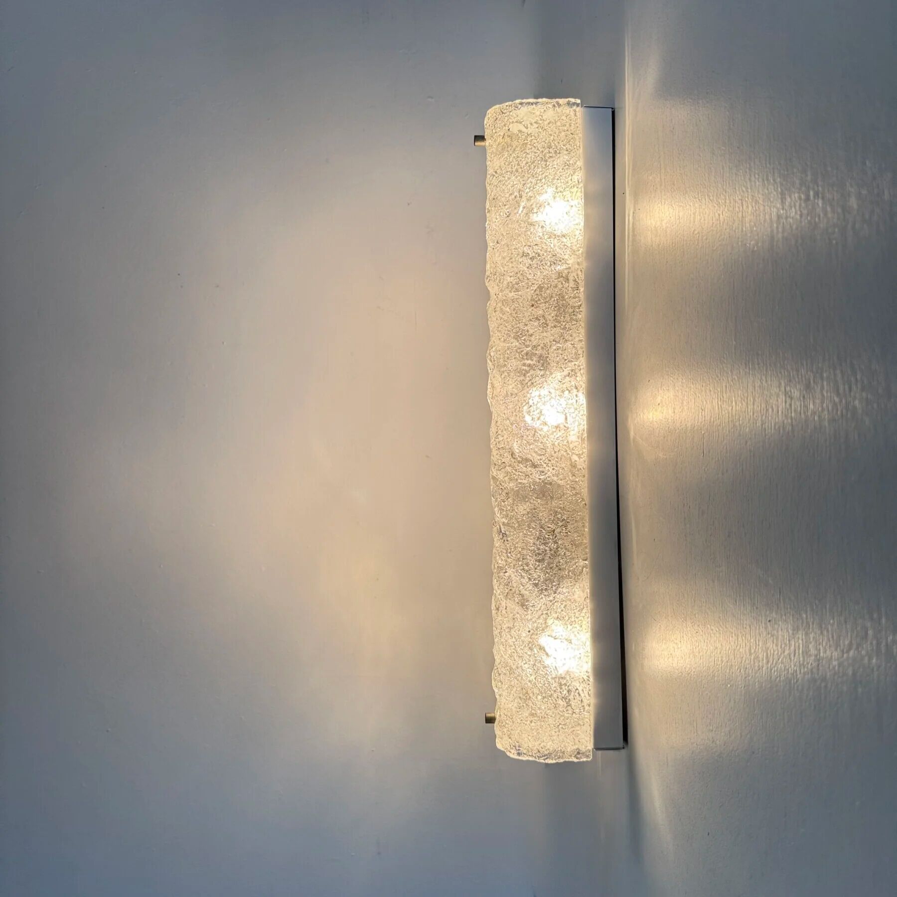 Mid-century design Murano glass wall sconces, Germany, 1970s