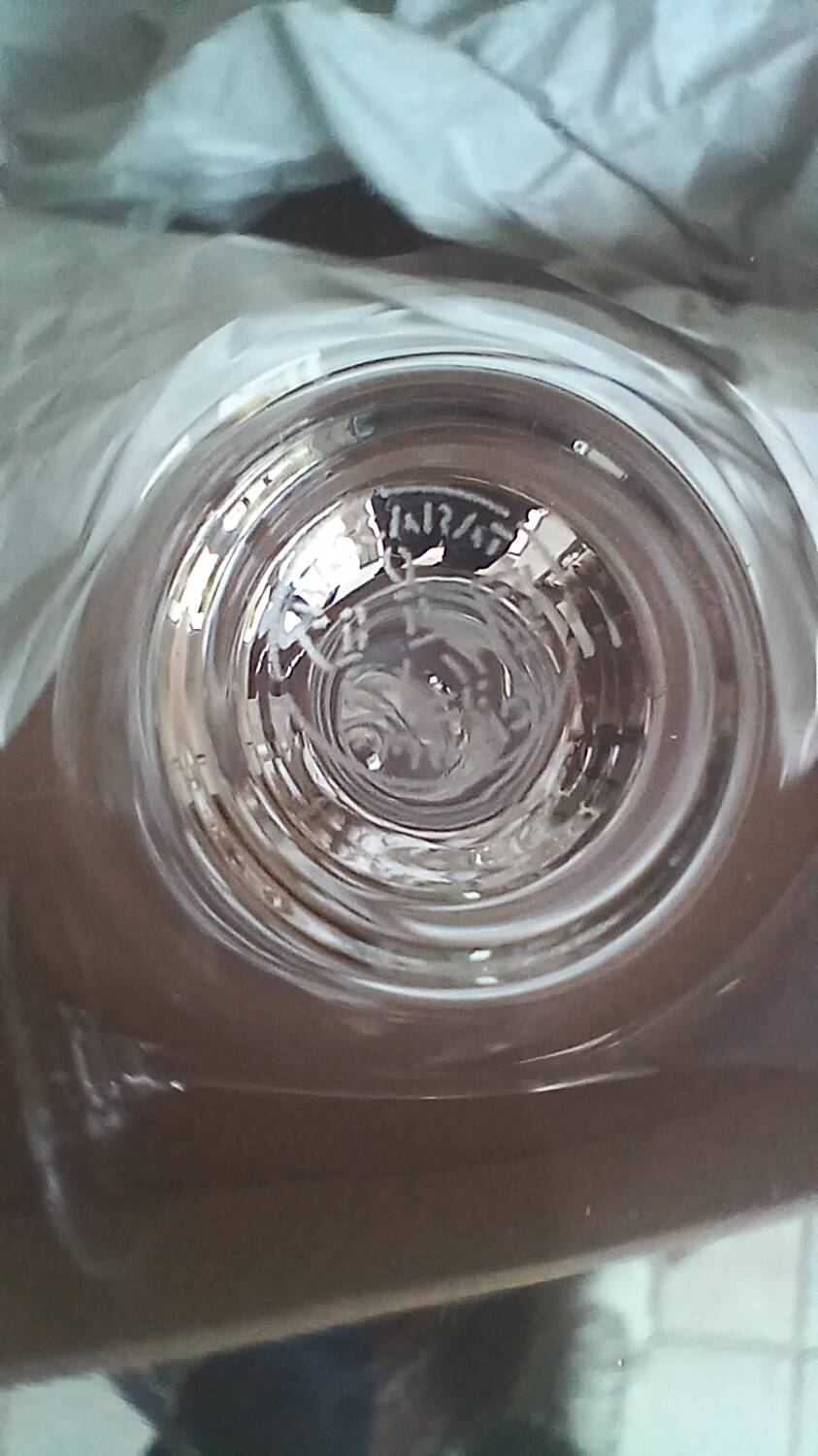 8 Baccarat water glasses signed Saint Remy model