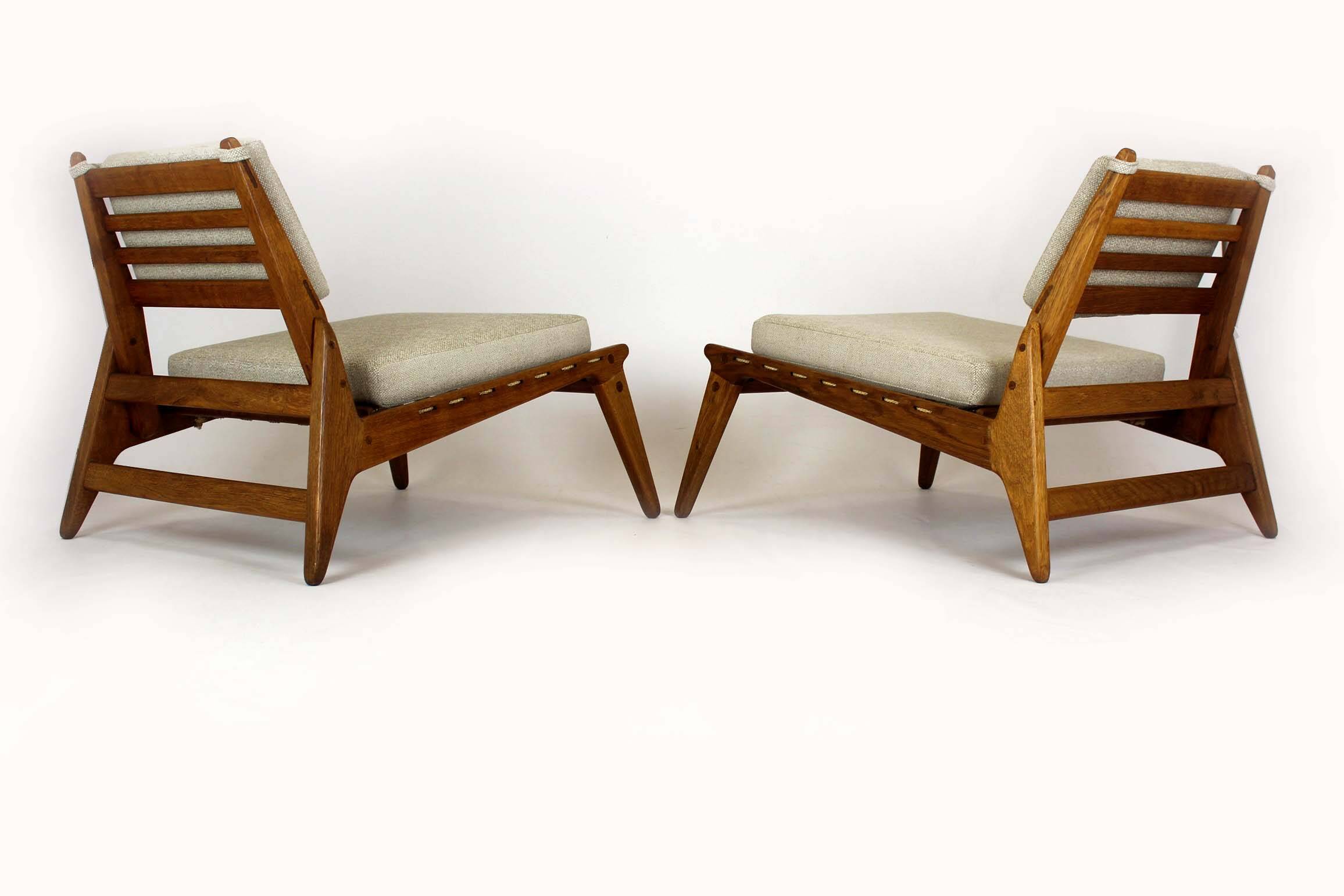 Restored Mid-Century Scandinavian Hunting Chairs by Kristiansson, 1950s