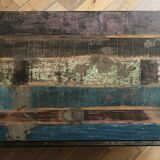 Coffee table in "industrial" style