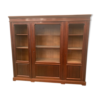Library 3 doors louis Philippe style mahogany XX century