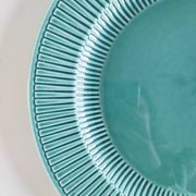 Plat en faïence Royal Boch vert 31 cm