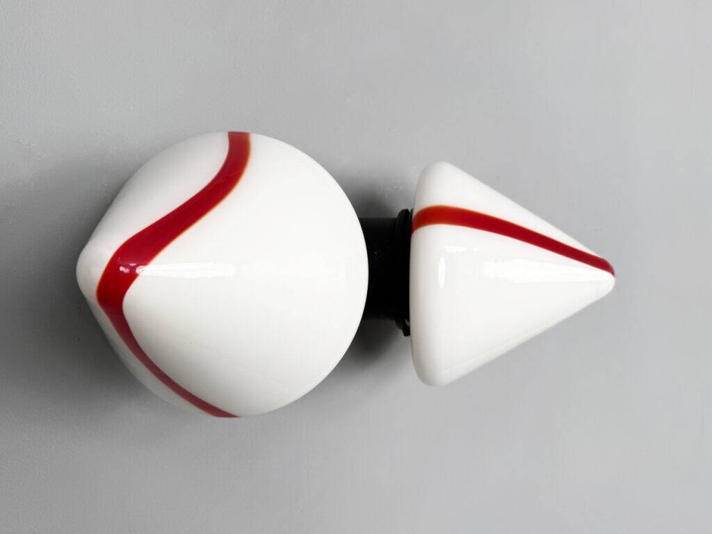 4 Miko 23 outdoor wall sconces by Renato Toso for Leucos, Italy, 1970s