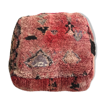 Authentic vintage berber pouf "boujaad" ethnic chic