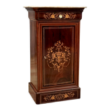 Bedside of the period Charles X in marquetry XIXth