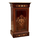 Bedside of the period Charles X in marquetry XIXth