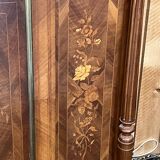 Napoleon III sideboard, rosewood and floral marquetry, 19th century
