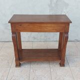 Restoration console in walnut