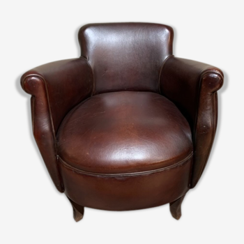 Fauteuil club cuir