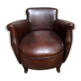 Fauteuil club cuir