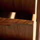 Commode en teck restaurée avec six tiroirs