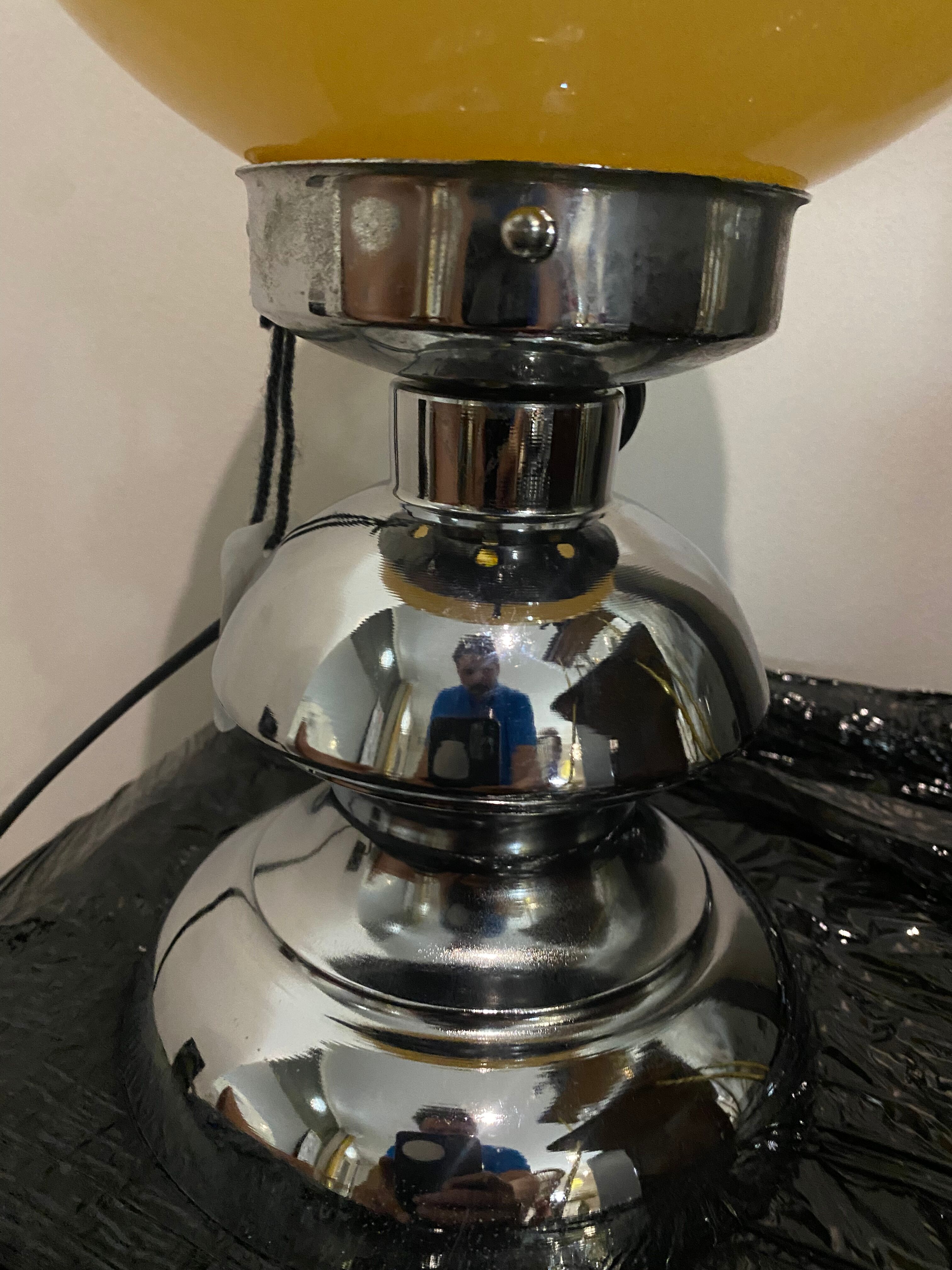 Vintage lamp murano glass by Toni Zuccheri mazzega italy design 70s