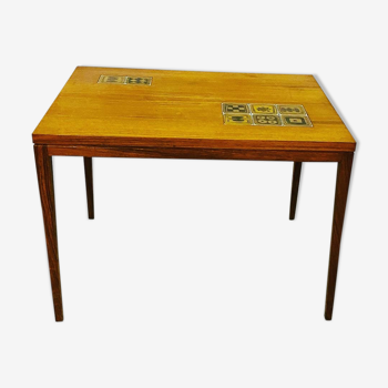 Table basse avec carreaux de porcelaine de Bjørn Wiinblad pour Rosenthal 1960