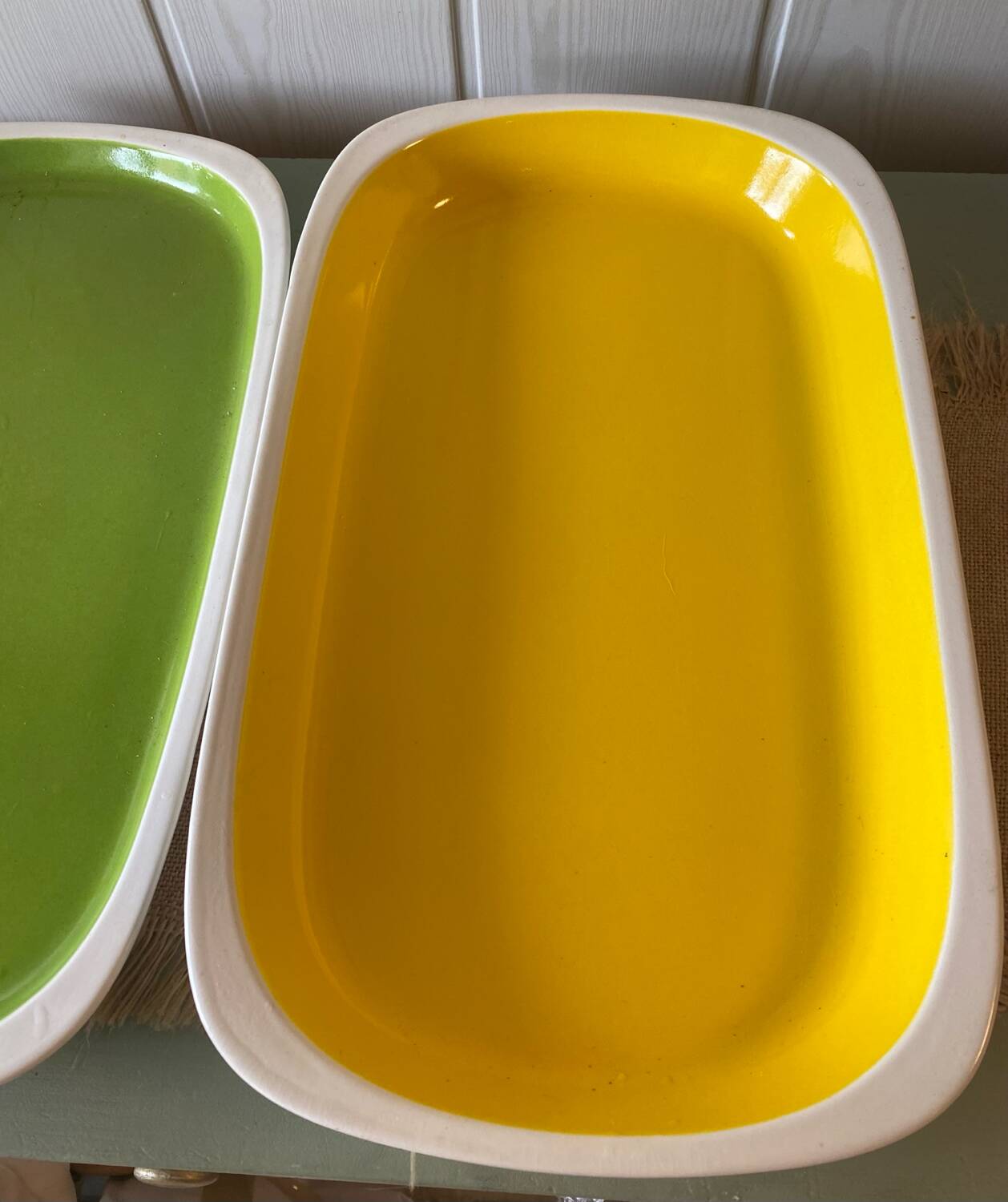 Grands plats vintage Salins 60s