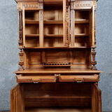 Renaissance style sideboard in solid walnut around 1850