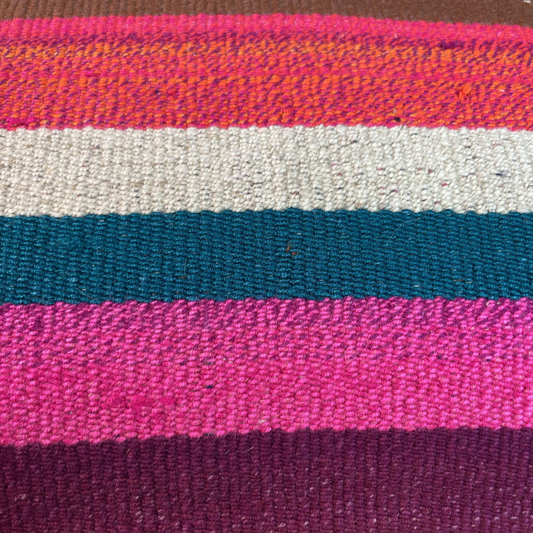 Vintage turkish kilim cushion cover, 30 x 50 cm
