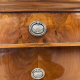 Biedermeier Commode in Cherry Veneer and Brass, Germany, 1820s