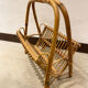 Rattan magazine holder