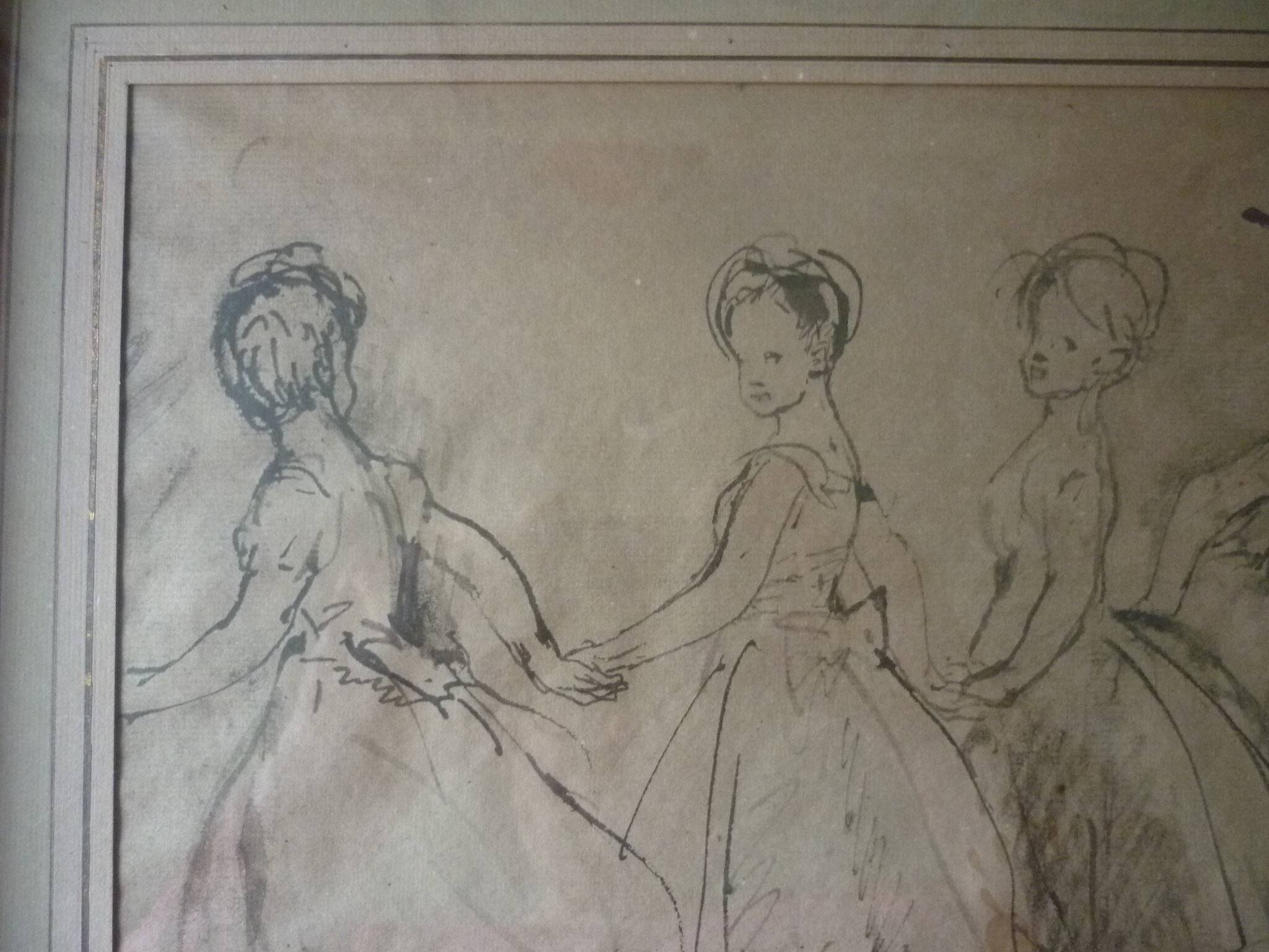 Dance, Lithograph numbered 29/240 after NAUDIN