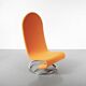 Fauteuil à bascule « 1-2-3 » des années 1970 par Verner Panton pour Fritz Hansen, Danemark