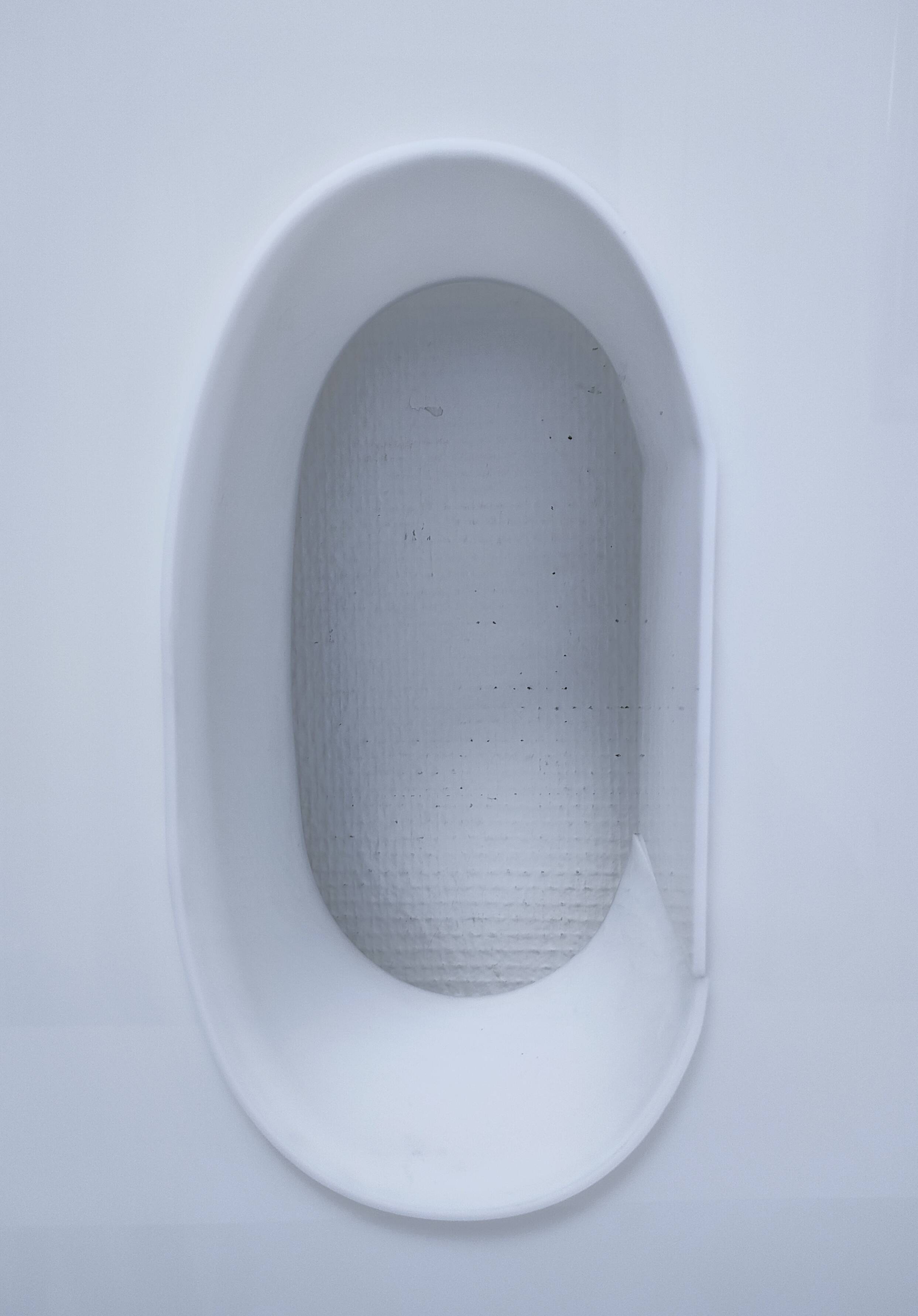 Letter lamp "D" plexiglass 80s