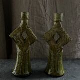 Pair of candlesticks H.21cm