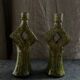 Duo de bougeoirs H.21cm