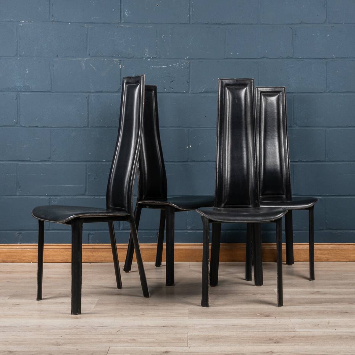 20thC ITALIAN SET OF FOUR "ALICE" DINING CHAIRS BY GIORGIO CATTELAN