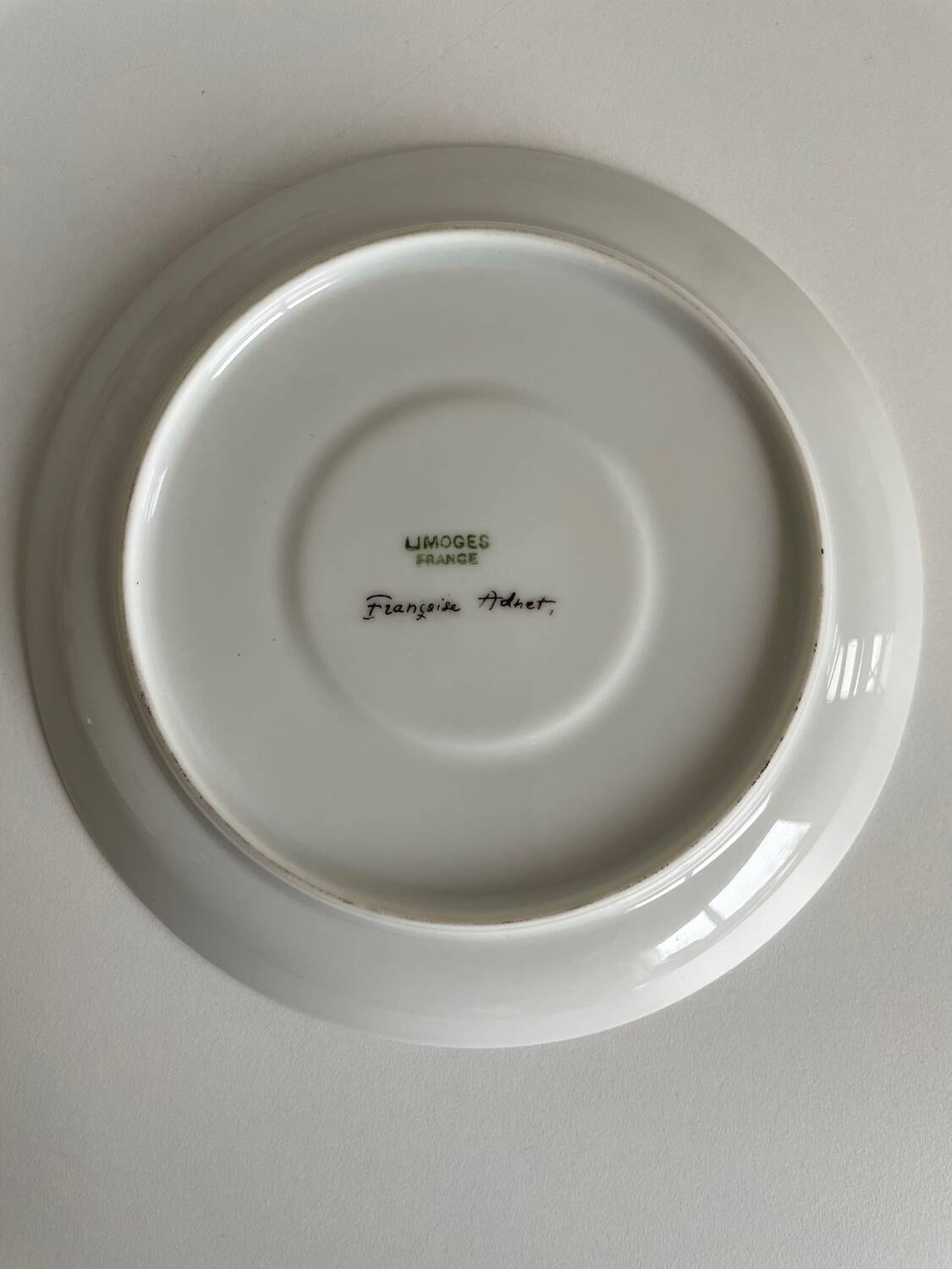 Françoise Adnet “Black Coral” 6-cup and saucer set – Pork