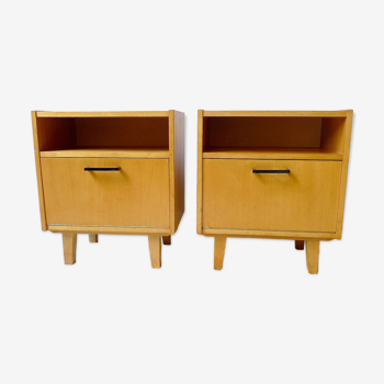 Paire de chevets années 1960