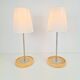 Vintage Basisk Table Lamp in Birch and Glass by Wiebke Braash for Ikea, 2000s, Set of 2