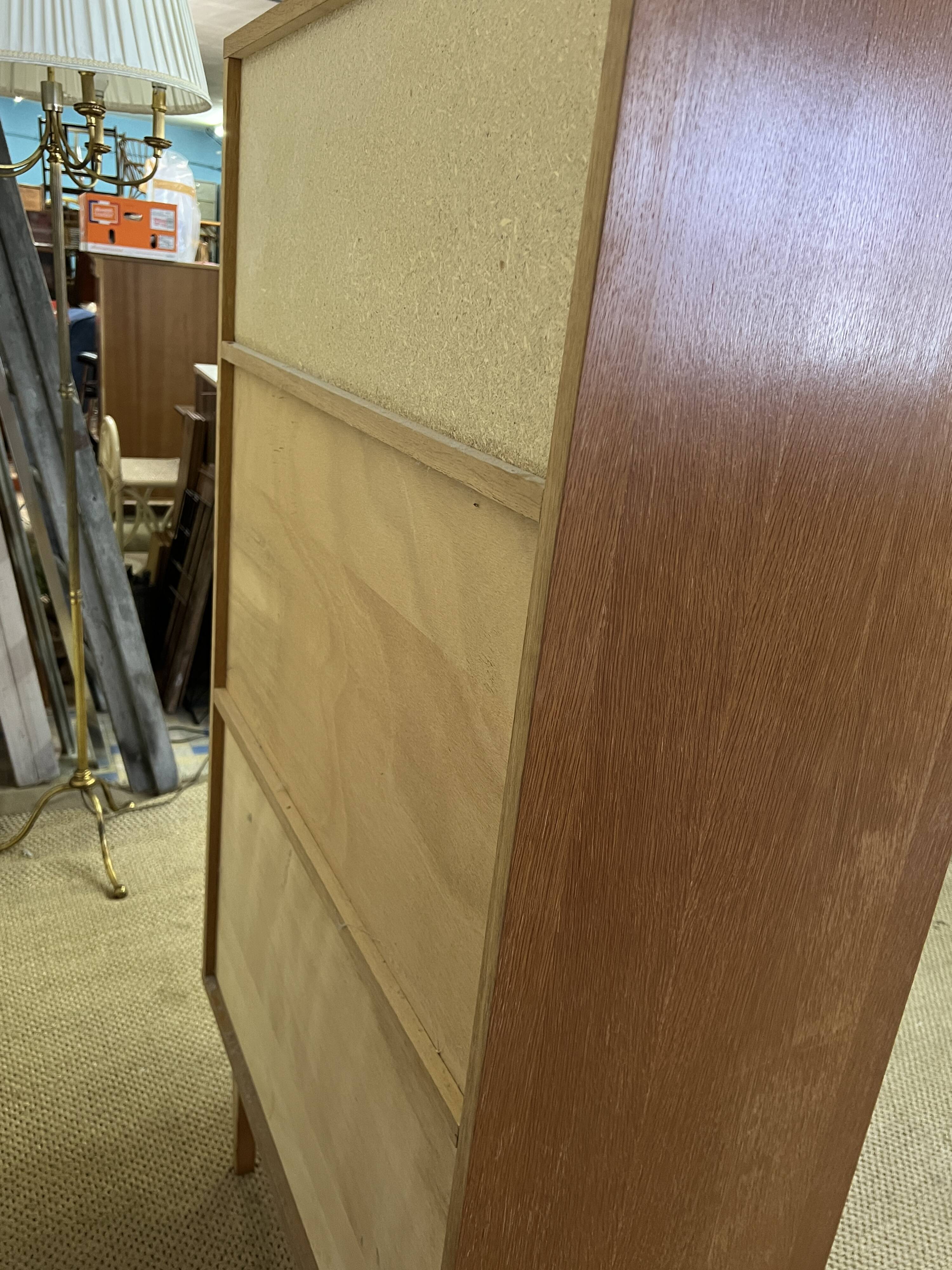 Small vintage secretary cabinet