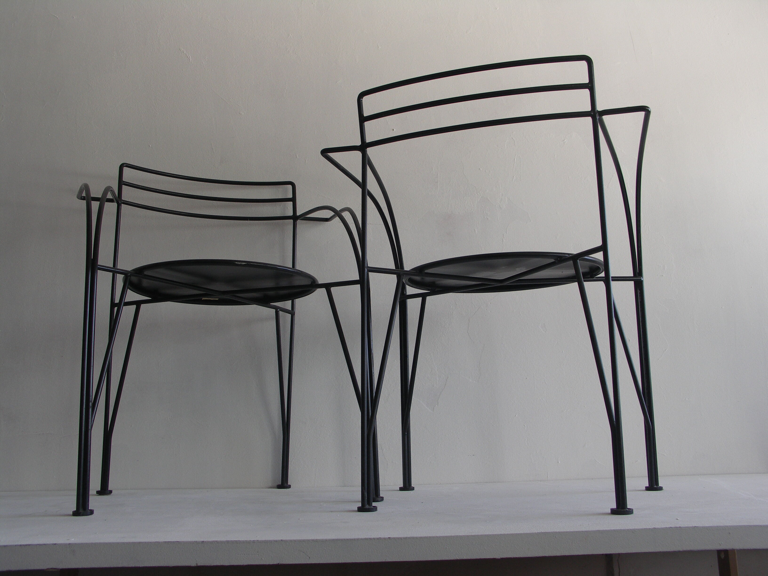 Fauteuil lune d'argent de Pascal Mourgue pour Fermob 1ère édition de 1985