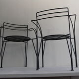 Fauteuil lune d'argent de Pascal Mourgue pour Fermob 1ère édition de 1985