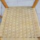 Pairs of chairs rope and wood 50s Italy