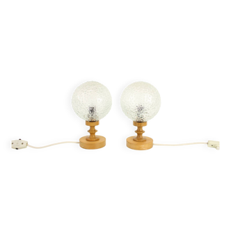 Pair of Mid-century Table Lamps, 1970's, Hungary