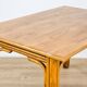 Superbe table à manger en bois massif des années 1950
