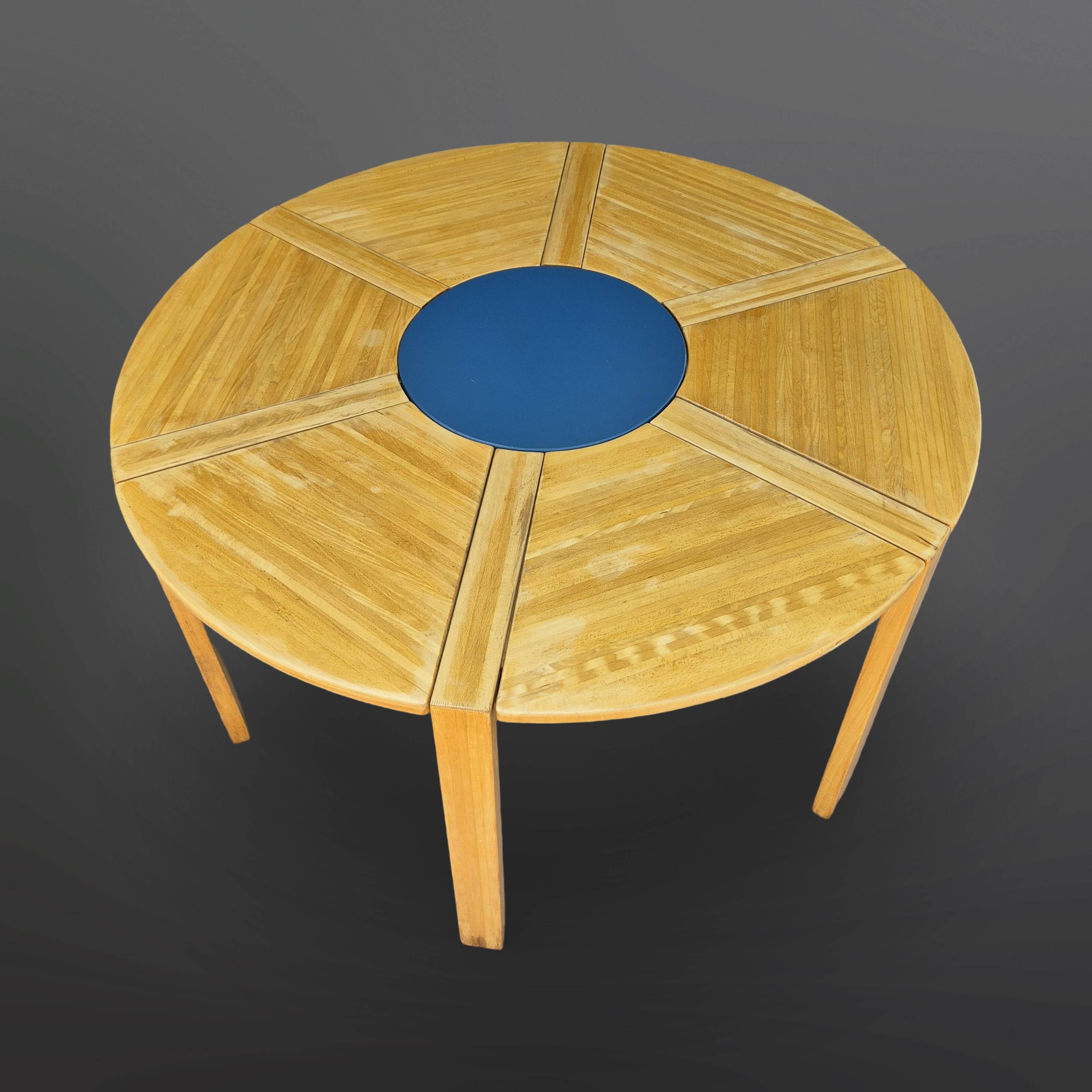 Puzzle dining table by Richard Nissen, Denmark 1978