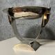 Atypical shaped centerpiece in silver and ebony metal Art Deco era