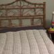 Rattan bamboo headboard