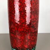 Vase fat lava multi-color 517-45 Scheurich années 1970