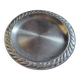 Silver Plated Small Tray Decorated with Wheat Ears